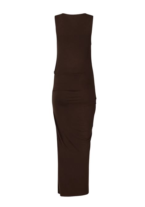 drape dress woman brown ENTIRE STUDIOS | ESSS26DR01243C737